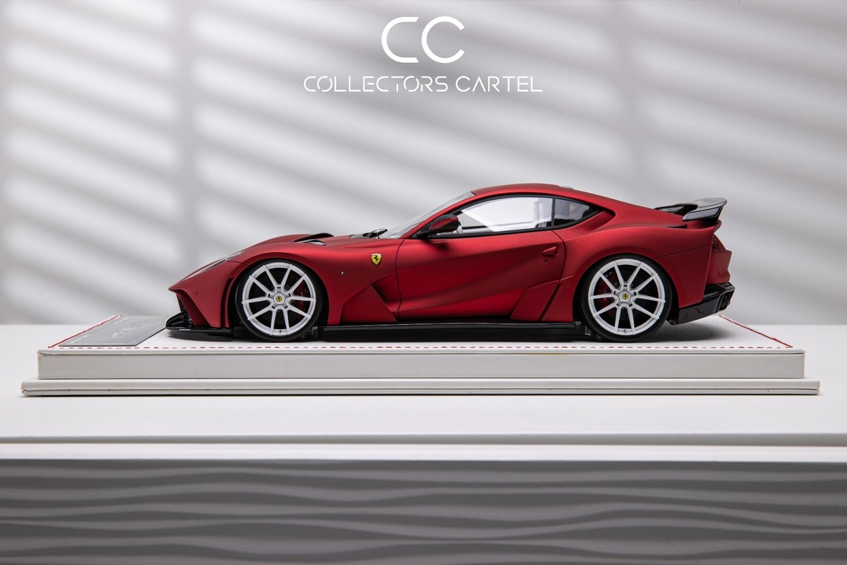 ミニカー 812 N-Largo by Novitec 1/18 Peako Novitec Ferrari 812 N-Largo Dark Red Limit
