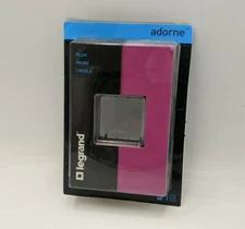 Adorne AWP1G2PL4 1 Gang Wall Plate Cover Plum Residential Commercial Electrical 