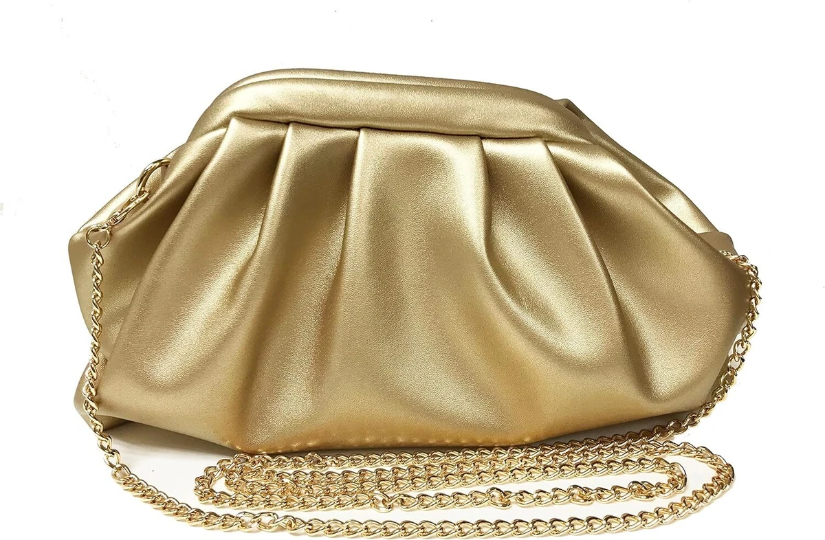 Ruched clutch bag sale