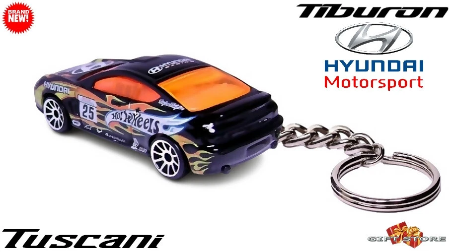 🎁💯 🆕 RARE KEYCHAIN BLACK HYUNDAI TIBURON GS/GT CUSTOM Ltd Ed.💕GREAT GIFT💕🎁 - Image 2 of 4