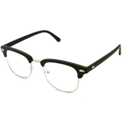 EO Unisex Lesebrille für Damen und Herren Retro Vintage Look schwarz oder braun