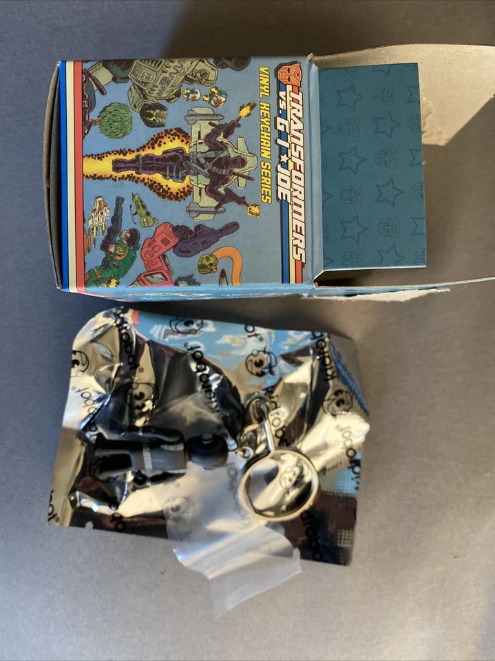 Gi Joe Transformers Vinyl Keychain Kidrobot Snake Eyes - Image 2 of 3
