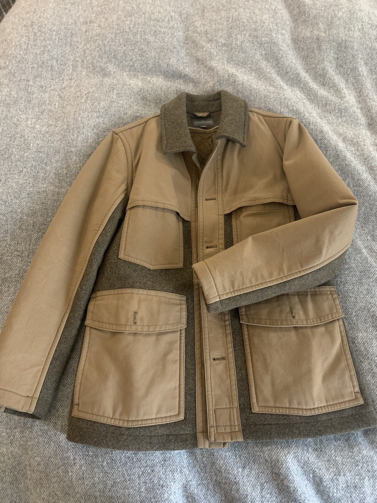 Rare Ll Bean Signature Wool and Canvas 