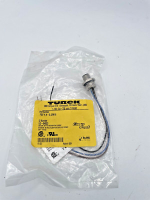 Turck FS 4.4-0.2/M16 U2-04023 Eurofast Threaded Connector Cable 4-Wires 4-Pin