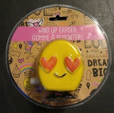 Fashion Angels - Wind Up Eraser - Emoji - Rare Collectible/Stocking Stuffer NEW 