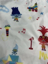Dreamworks Trolls World Tour Twin Size Fitted Flat Sheets