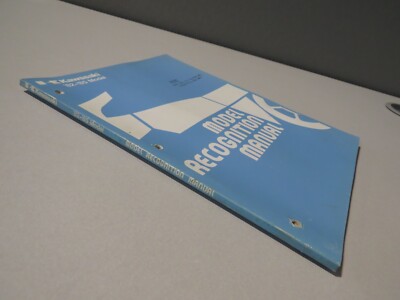 Kawasaki Factory Model Recognition Manual 82~85 Model 99930-1003