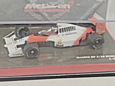 Minichamps F1 1990 McLaren MP 4/5B Honda V10 White Red #28 G. Berger in Case