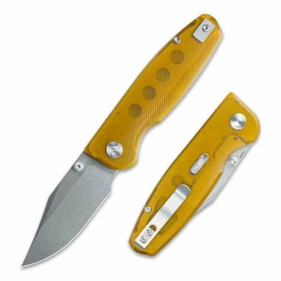 CMB21E CMB Made Knives Lucky Folding Knife 14C28N Steel Blade PEI (Ultem) Handle