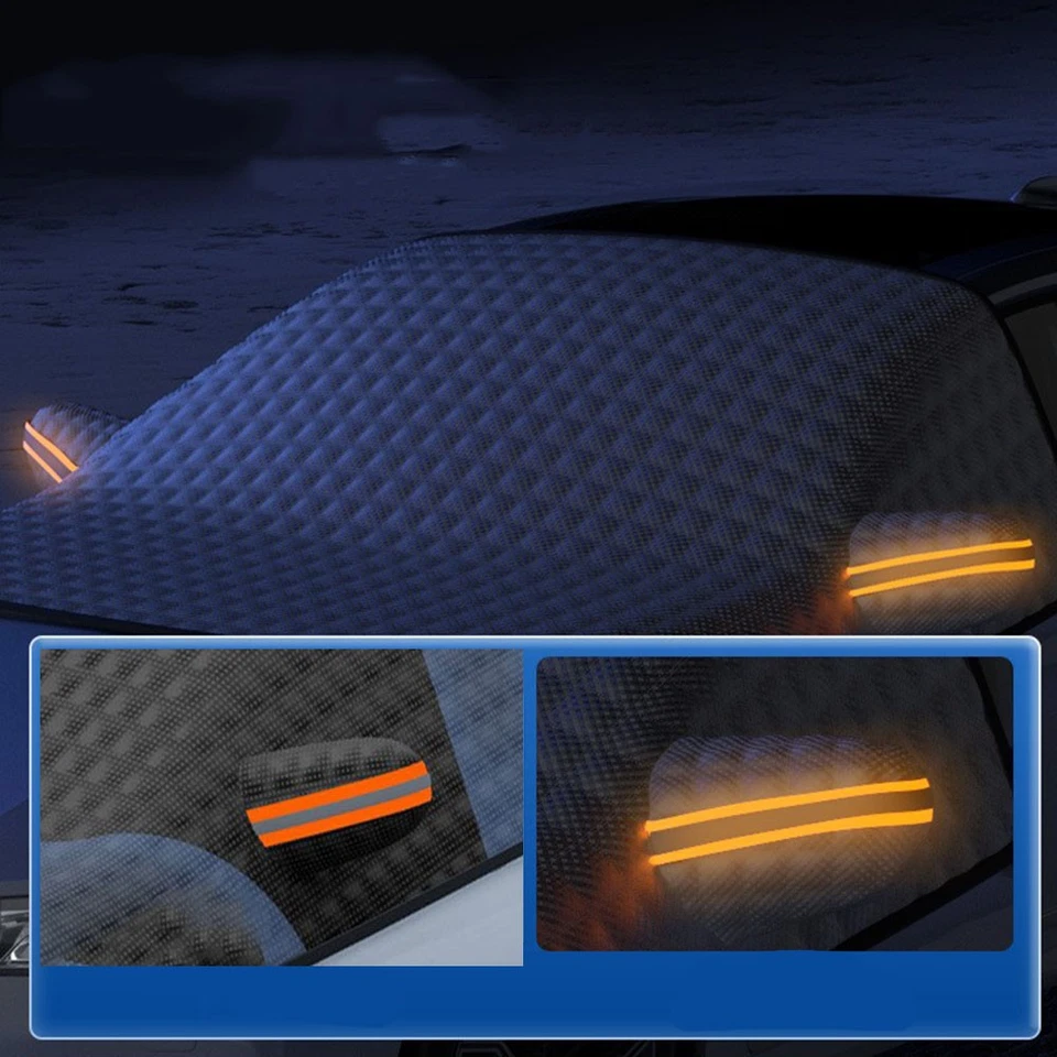 Protetor de para-brisa de carro TOYOTA inverno neve gelo chuva poeira geada protetor - Imagem 4 de 4