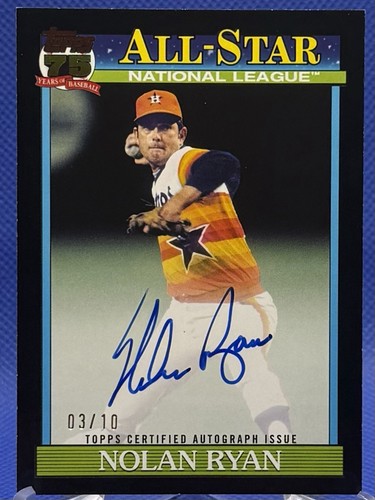 Nolan Ryan #91AS-NRY 2026 Topps Series 2 1991 All-Star Autograph card
