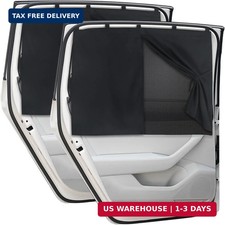 Car Window Shades, 2 PCS Magnetic Double Layer Auto Sun Shade for Side Windows P