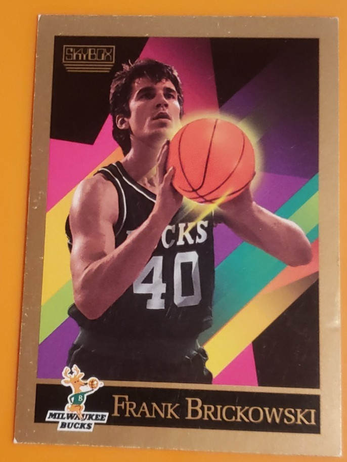 1990 Skybox #394 Frank Brickowski F Milwaukee Bucks   ***40% OFF 2+