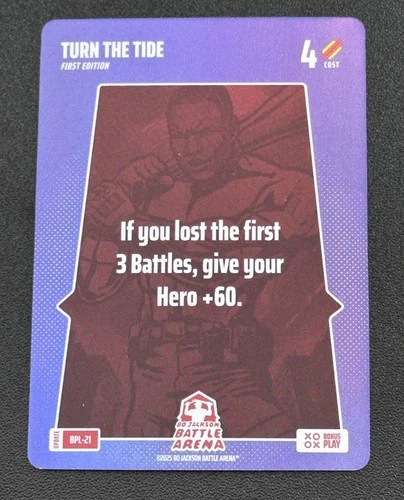 2025 Bo Jackson Battle Arena Update BONUS PLAY BPL-21 SSP FOIL