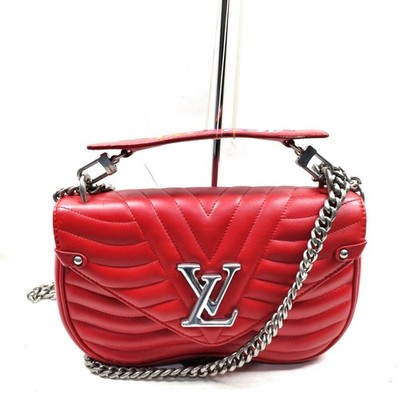 Louis Vuitton LV Shoulder Bag M51943 New Wave Red Leather 2331318