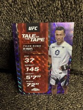 2025 Topps Chrome UFC Chan Sung Jung Tale Of The Tape /10 Geometric
