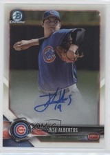 2018 Bowman Chrome Prospect Auto Jose Albertos #BCPA-JAL Auto 2r7