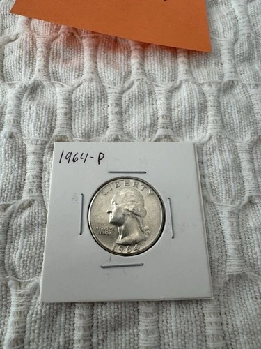 1964-P Washington Silver Quarter 90% Silver BU
