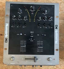 Numark M3 Tabletop 2 Channel DJ Mixer Untested For Parts or Repair