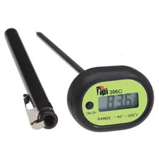 Test Products International 306C 5" Stem Digital Pocket Thermometer, -58
