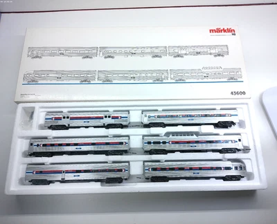 Märklin H0 43600 Steamliner-Set der Amtrak, Licht,  in OVP #4300 - Bild 1 von 4
