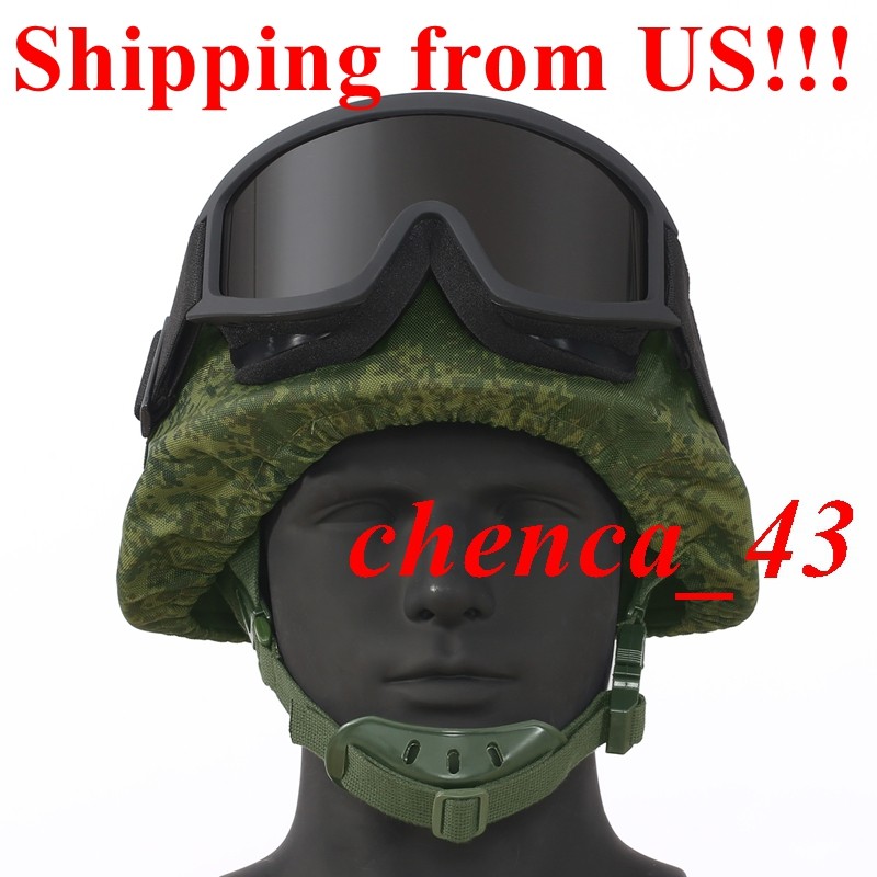 US Now!! Russian Army 6b26 Tactical Steel Helmet + Helmet Cover +