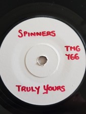 Spinners,Truly Yours,White Label,EX,TMG766,Tamla Motown,Northern Soul,Mod