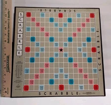 Scrabble Crossword Board Game Selchow & Righter Co. Vintage 1948, See Photos