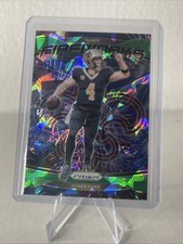 2024 Panini Prizm - Fireworks Derek Carr #11 Green Ice Prizm
