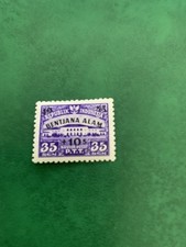 timbre indonésie 1953 national disater surtaxe neuf gomme d'origine 