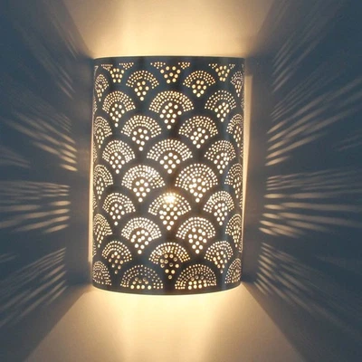 Marokkanische Silber-Wandlampe Aya - Bild 1 von 3