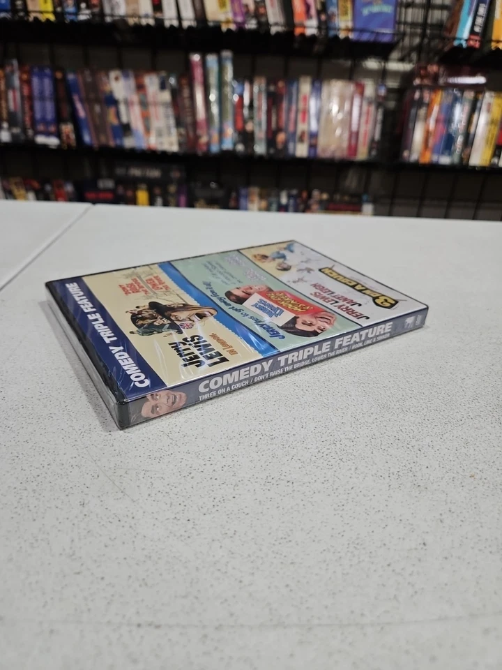 Jerry Lewis Triple Feature [DVD] NEW! 🇺🇸 BUY 5 GET 5 FREE 📀 FREE SHIPPING  Foto 2 de 4