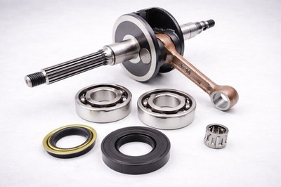 Kurbelwelle + Lager Set für Italjet Dragster 50 1996 2003, Formula 50 1999 2005