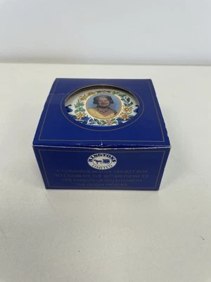 Wade Ringtons Trinket Box for HM Queen Mother 90th Birthday - Image 1 of 4
