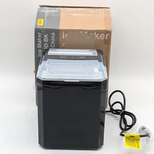 Countertop Corded Ice Maker 110-120V (ZBJ-X10D-BK)  - Black 