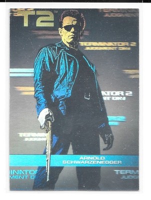 1991 Impel Terminator 2 Arnold Schwarzenegger HOLO Hologram Very RARE NNO