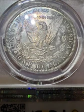 1880 S PCGS MS63 Morgan Silver Dollar $1 Beautiful Reverse Toning