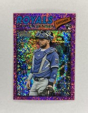 2026 Topps Heritage Pink Sparkle #199 Carter Jensen Kansas City Royals RC