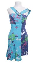 Versace for H&M, Dress, Size: 36, Blue/Multicolor #JWl
