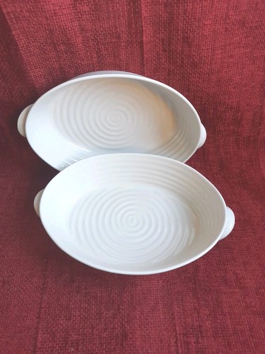 Portmeirion Sophie Conran 3x Serving/ Baking Dishes  DW MW OVEN  safe Excellent - Picture 2 of 13