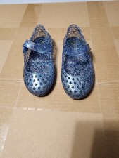 Blue Glitter Jelly Sandals Old Navy Size 10 Girls