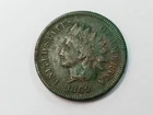 1869 Indian Head Cent 1c  Semi-Key Date *Damaged*