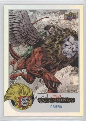2022 Upper Deck Marvel Beginnings Vol 2 Series 1 White Rainbow 8/25 Griffin 2wm