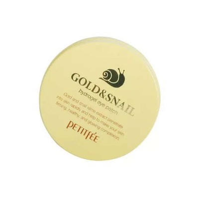 PETITFEE Gold & Snail Eye Patch - 1pack (60pcs)  K-beauty