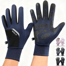 Winter Cycling Gloves Cold Weather Insulated Warm Waterproof Touchscreen Gloves