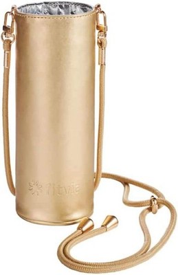 fitvia Tasche für die Flasche Isoliertasche für 0,5l Flaschen Gold (R-293)