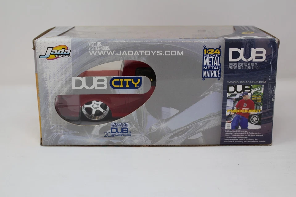 Ford F-150 Super Crew 2003 Jada Dub City 1/24 rojo Foto 3 de 4