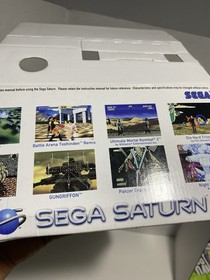 Sega Saturn Console Complete In Box CIB