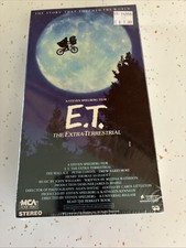 E.T. The Extra Terrestrial Black Green Cassette VHS 1982 - Brand New Sealed