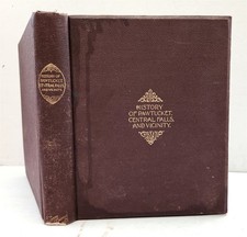 1897 antique PAWTUCKET CENTRAL FALLS ri HISTORY settlers biography genealogy